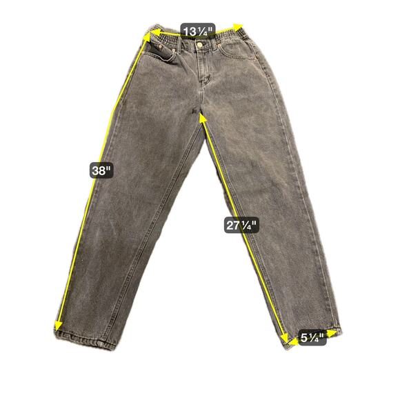 Forever 21-Women's Cropped Jeans-Size XS Elastic Waist 5-Pocket-Black - Picture 2 of 13